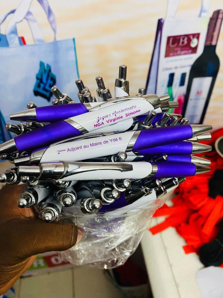 Stylos personnalisés imprimés pour la Mairie de Yaoundé 6